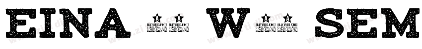 Eina 03 W01 SemiBol字体转换